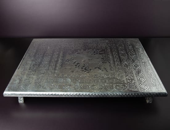 Silver foil Chowki/Manai