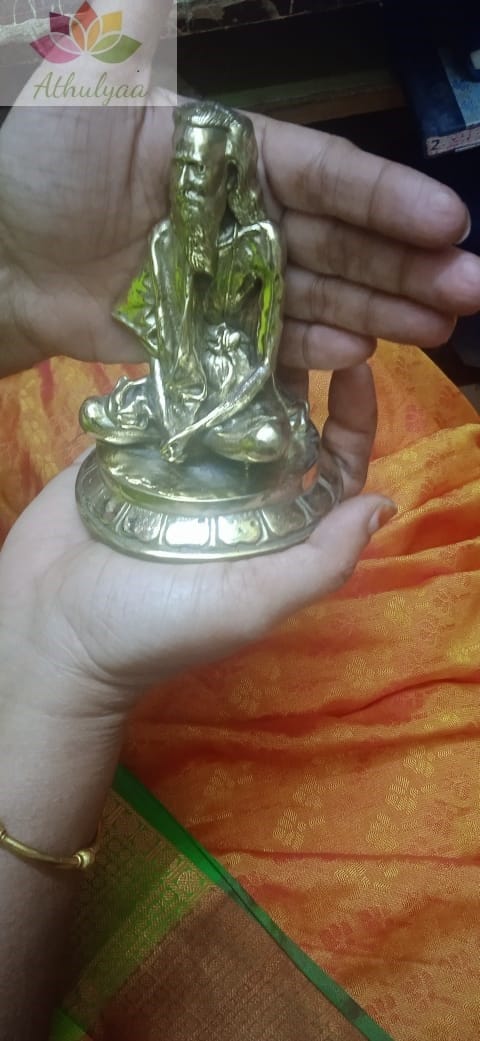 Sivan Sir Panchaloha Statue with lotus peedam