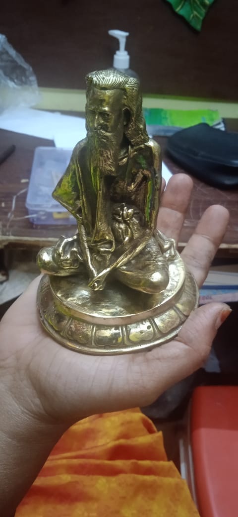 Sivan Sir Panchaloha Statue with lotus peedam