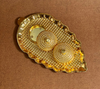 Gold colour Kumkum platter