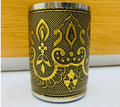 Meenakari Oxidized Steel Glass