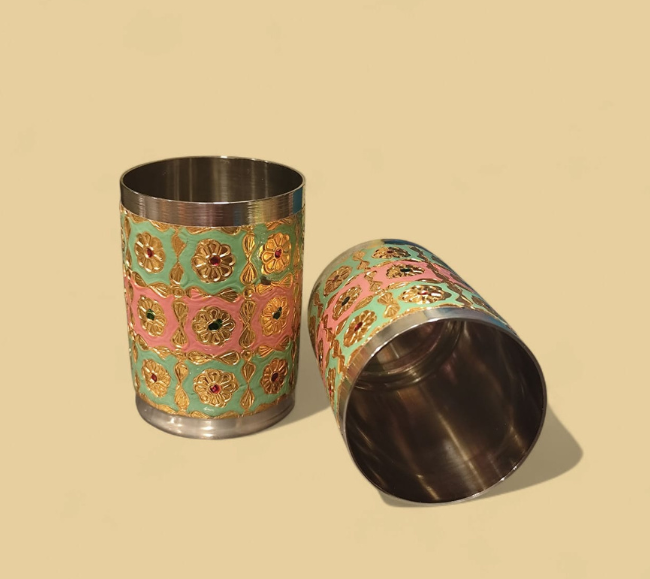 Meenakari Glass