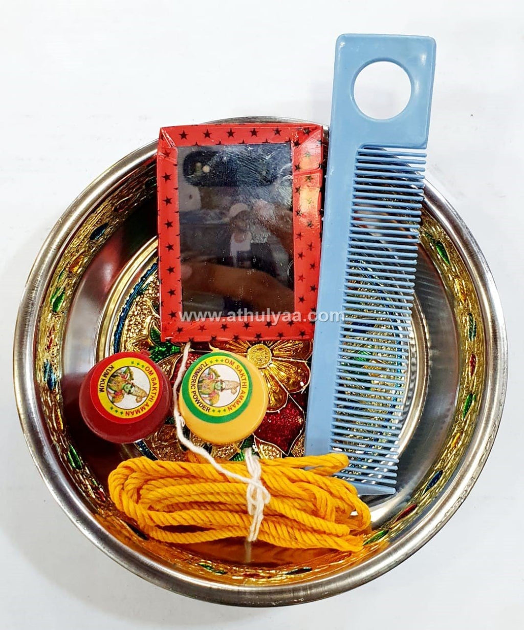 Sumangali Set with Meenakari Plate