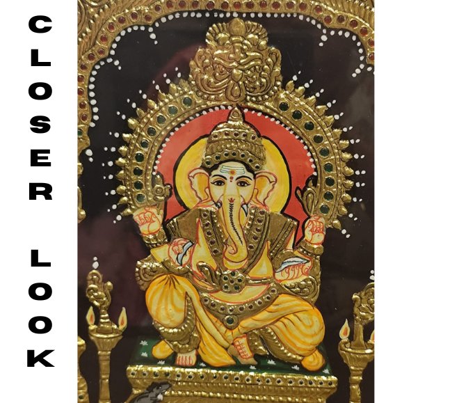 Tanjore Painting - Ganesha