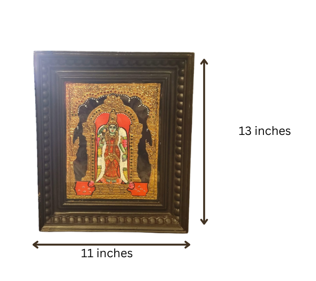 Tanjore Painting - Madurai Meenakshi