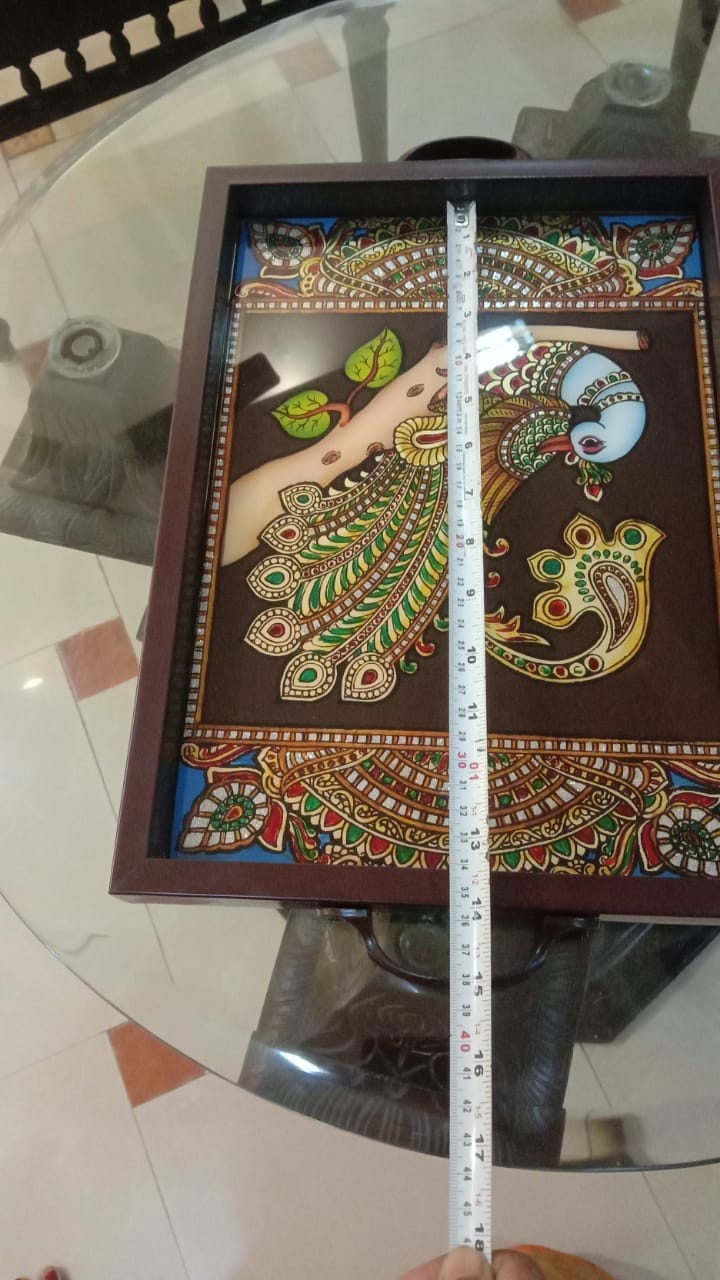 Tanjore Style Painting tray - big