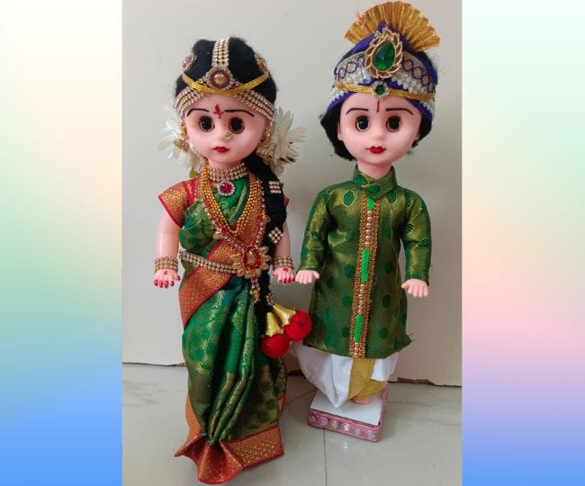 Telugu Bride and Groom Doll