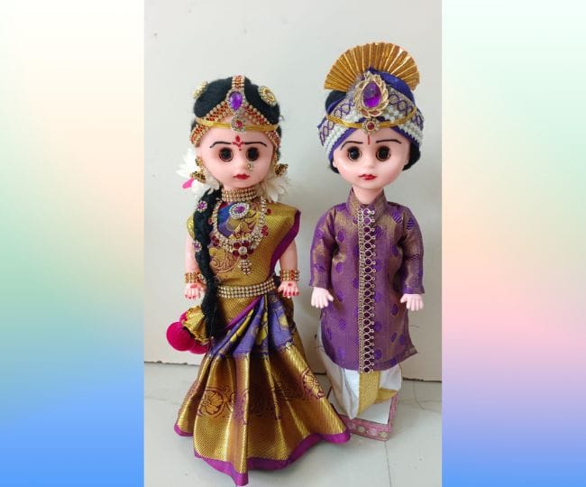 Telugu Bride and Groom Doll
