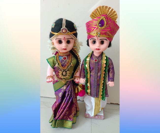 Telugu Bride and Groom Doll