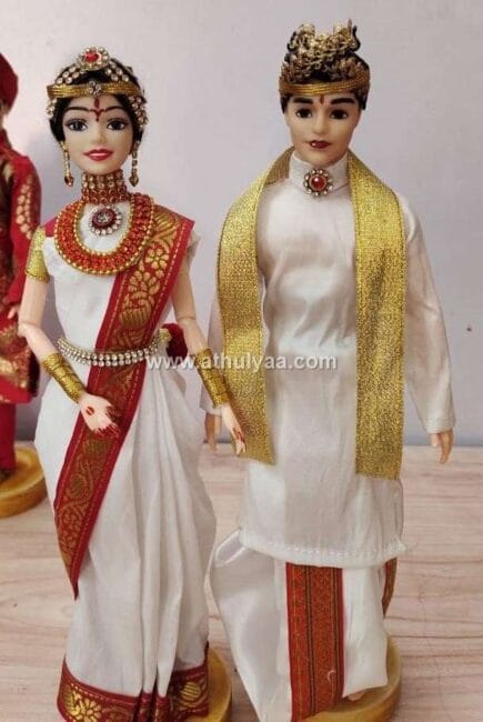 Telugu Wedding Couple Barbie Look Dolls