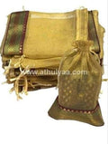 Golden Tissue Potli with Zari