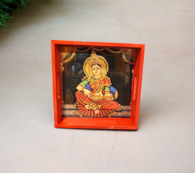 Devotional Print Wooden Tray