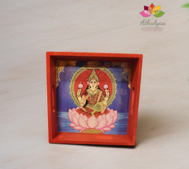 Devotional Print Wooden Tray