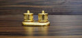 Royal Gold Twin Kumkum Box