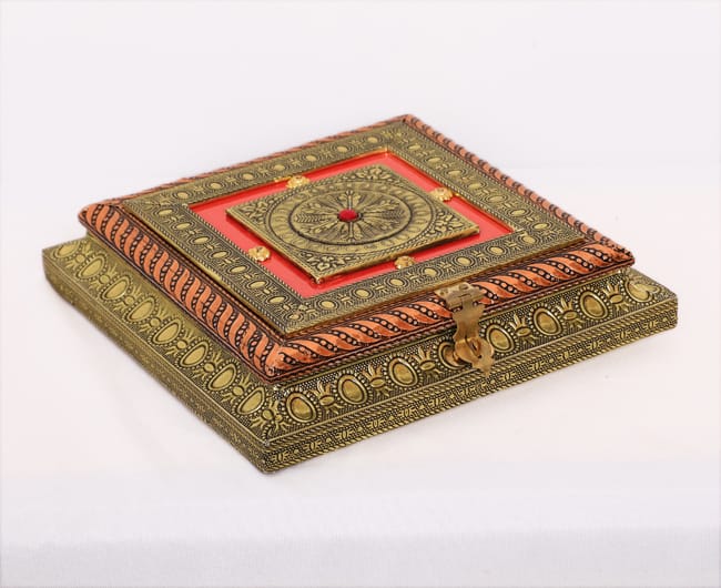 Velvet Rajwadi Dry fruit box