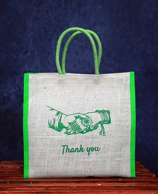 Wedding jute bag