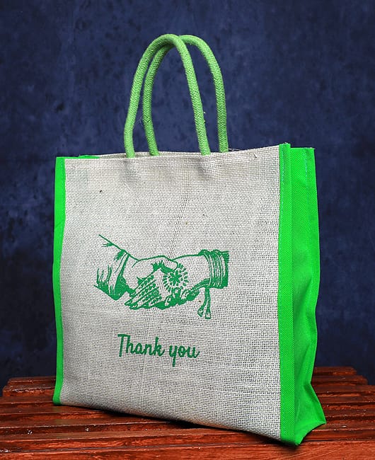 Wedding jute bag