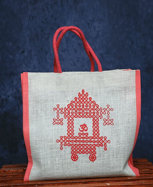 Wedding jute bag