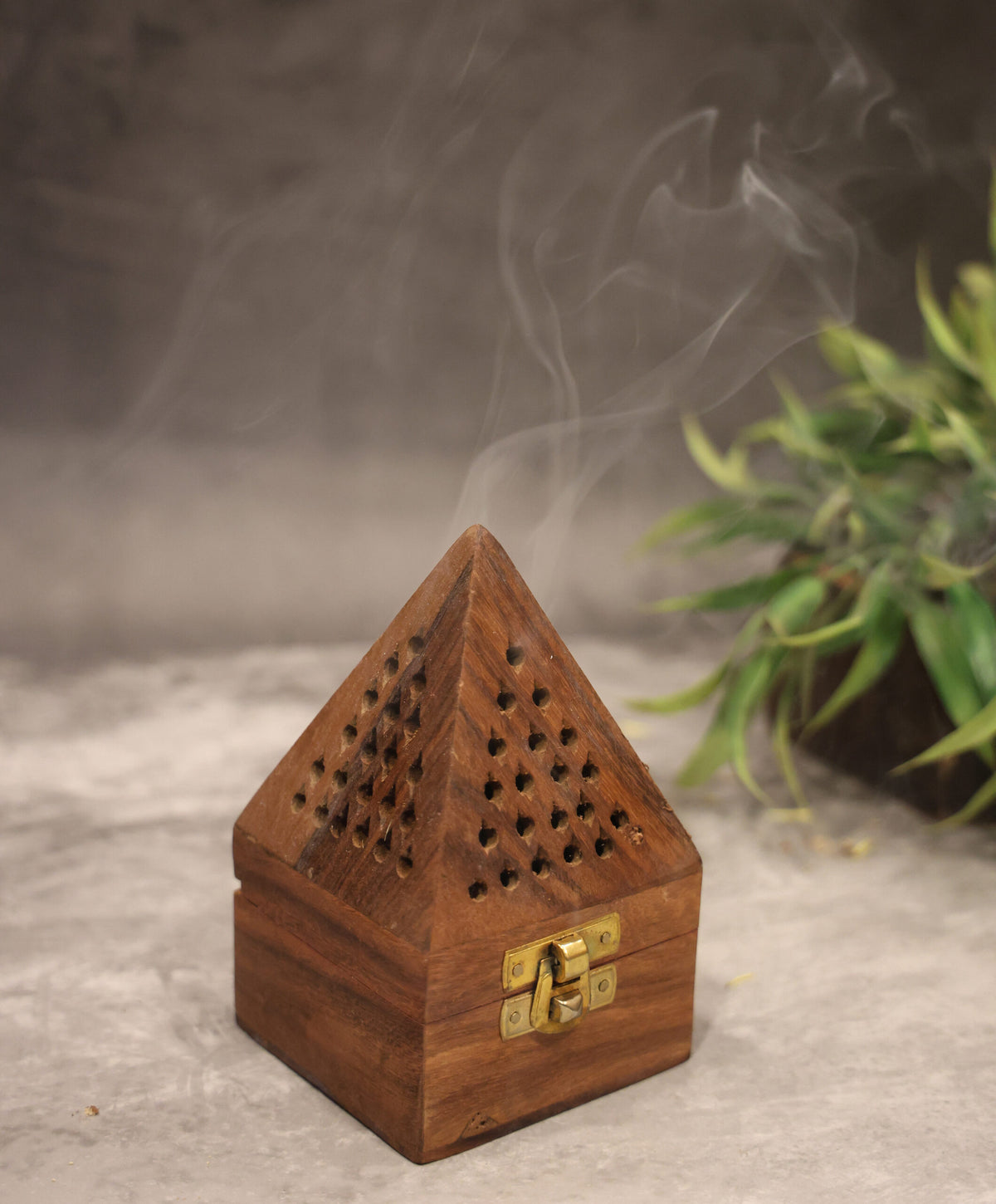 Wooden Dhoop Stand