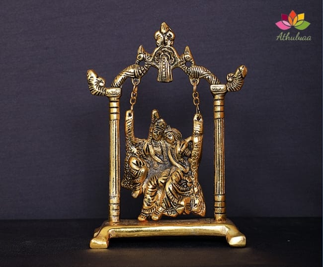 Radha Krishna Jhula Statue