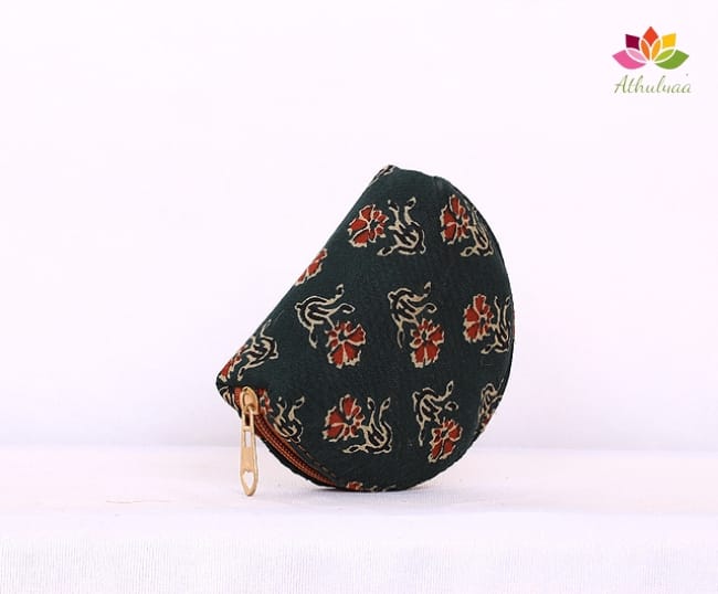 Kalamkari printed coin Purse